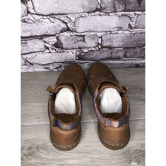 Clarks Collection Caroline Cove Brown Leather Zip Comfort Shoes Women 7.5M US/38 - Picture 5 of 16